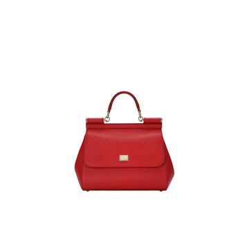 Dolce & Gabbana Bag | Leather Top Handle Red