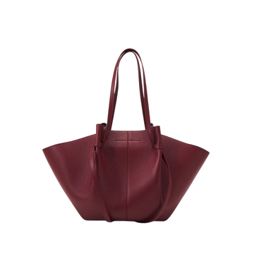 Polène Bag | Cyme in a burgundy/ebony