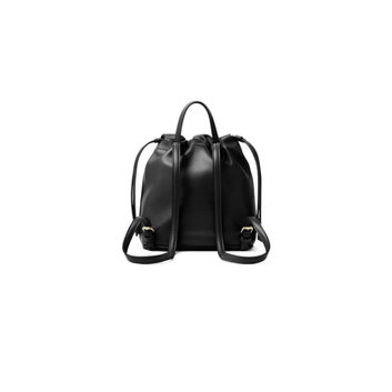 Fendi Bag | Women's Black Ff Clasp Drawstring Backpack