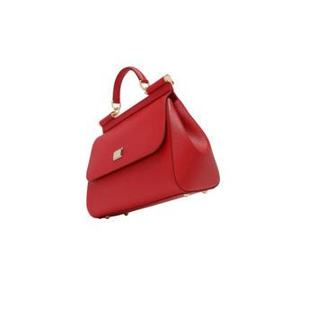 Dolce & Gabbana Bag | Leather Top Handle Red