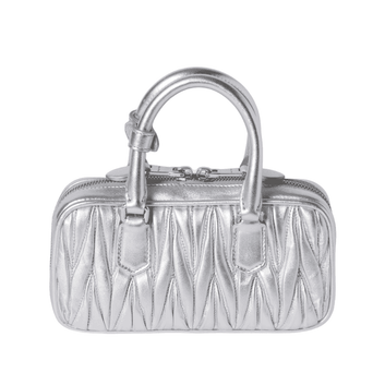 Miu Miu Bag | Arcadie matelassé nappa leather - "Silver"