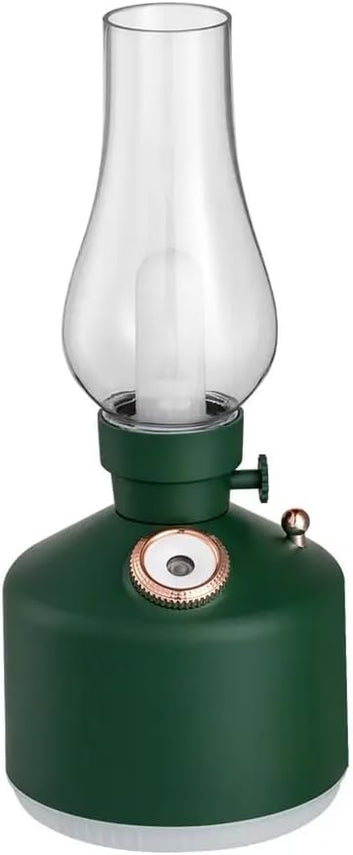 Premium Retro Air Humidifier – USB Rechargeable, Night Light
