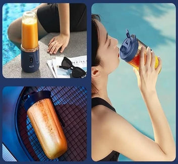 Portable Rechargeable Mini Blender – USB Charging Automatic Smoothie Mixer for On-The-Go