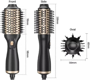 Professional 3 in 1 Hot Air Combo Set | ✅ Negative Ion Hair Dryer & Styling Brush |