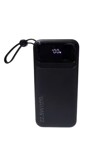 Power Bank 20,000mAh – 22.5W Fast Charge, 4 USB + 2 Type-C, Digital Display
