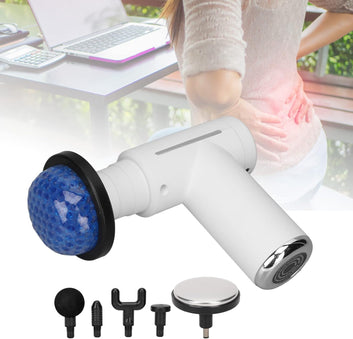 Hot & Cold Therapy Massage Gun – Deep Tissue Percussion Massager with Heat & Cold Attachments