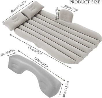 Car Travel Inflatable Mattress Air Bed  with Auto Pump 2 Pillows GIFT