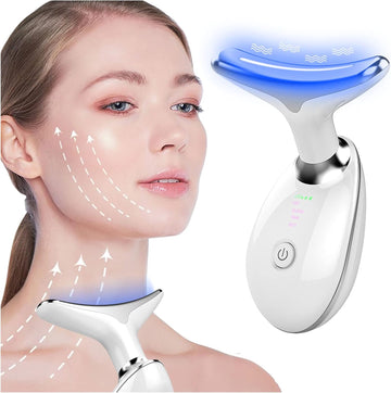 Skin Rejuvenation Beauty Device for Face and Neck, 3-in-1 Firming Wrinkle Removal Facial Massager for Skin Care,Tightening,Smooth