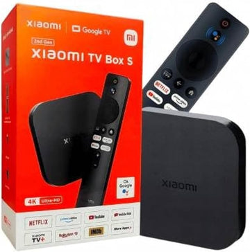 Xiaomi Mi Box S 3rd Gen) – 4K Ultra HD Streaming Media Player, Google TV & Assistant, Dual-Band WiFi, Remote Included – Black