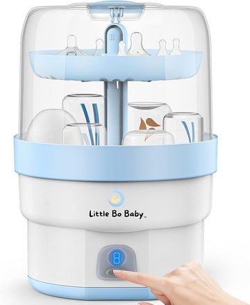 Baby Electric Sterilizer | Blue | Rapid & Safe UV Sterilization for Bottles, Pacifiers & Baby Essentials
