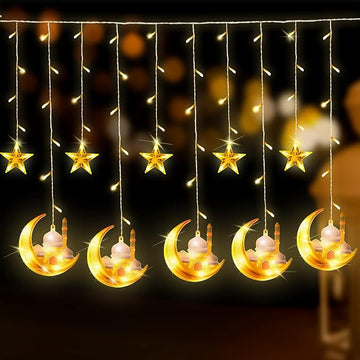 LED Ramadan Curtain Decoration Lights – BUY 1 Get 1 FREE Festive Offer