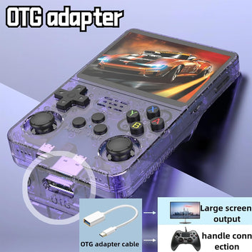 M19 Retro Handheld Game Console | Retropixel Pro V2 With Built In 17800+ Games | Portable Retro Video Game Console | 4k Hd Screen (64G,Black)