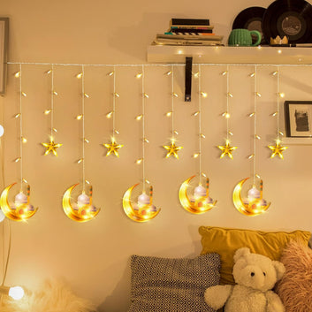 LED Ramadan Curtain Decoration Lights – BUY 1 Get 1 FREE Festive Offer