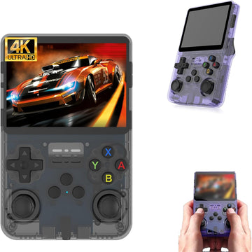 M19 Retro Handheld Game Console | Retropixel Pro V2 With Built In 17800+ Games | Portable Retro Video Game Console | 4k Hd Screen (64G,Black)
