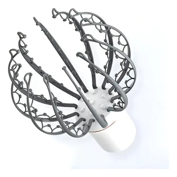Electric Scalp Massager – 8 Vibrating Contacts | 3 Modes | 360° Head Massage