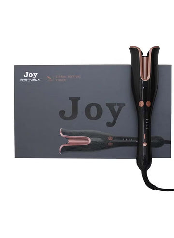 JOY PROFESSIONAL Hair Curler - Black & Rose Gold Curling Iron for Long-Lasting, Salon-Style Curls