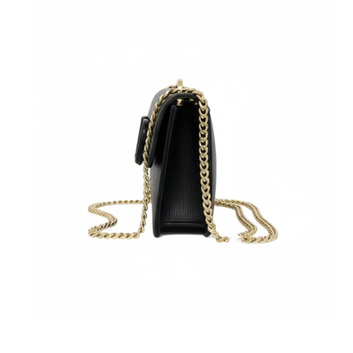 Valentino Garavani Bag | VLogo Clutch Black Leather
