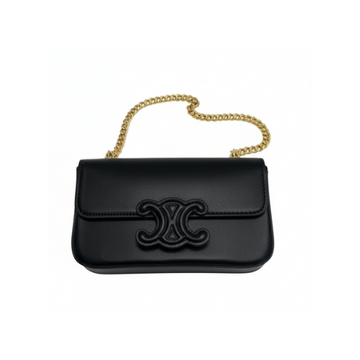 Celine Bag | Chain Leather Black