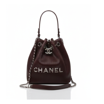 Chanel Bag | Deauville canvas bucket