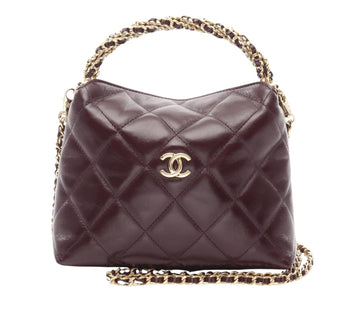 Chanel Bag | Hobo In A Deep Burgundy