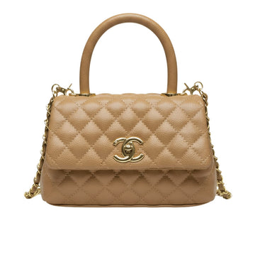 Chanel Bag | Coco Handle Flap In Caramel