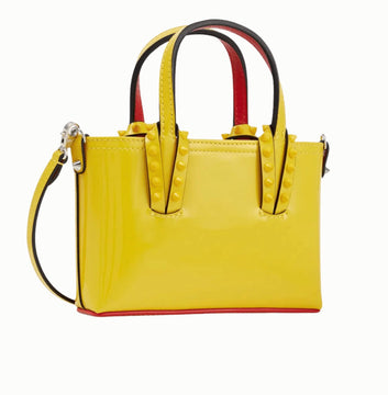 Christian Louboutin Bag | Cabata Nano Patent In Yellow