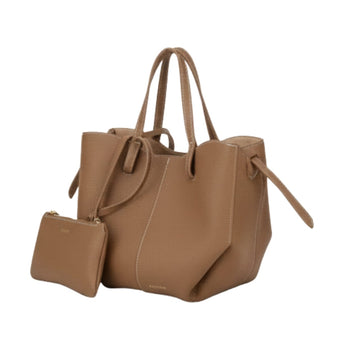 Polène Bag | Cyme In Textured Camel Leather