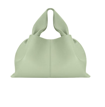 Polène Bag | Numéro Neuf Edition Textured In The Sea Foam Color