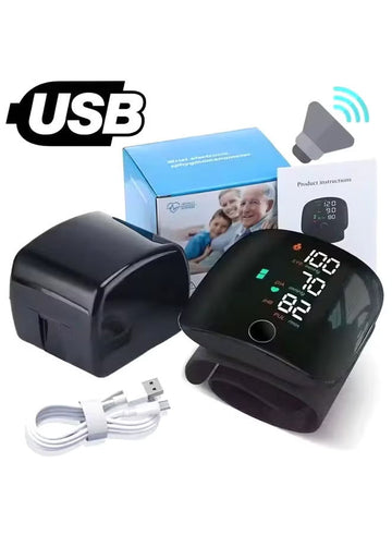 Blood Pressure Monitor Dual Users x99 Readings – Voice-Enabled LCD Display | Automatic