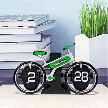 Bicycle Flip Clock – Retro Vintage-Style Desk Clock