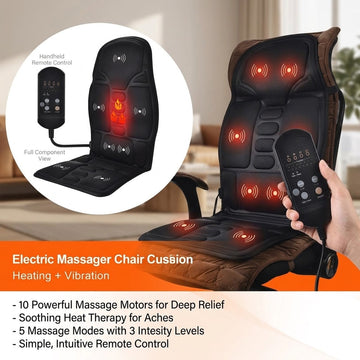 Full Body Massage Topper with Soothing Heat