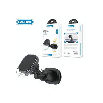 Go-Des Metal Hook Magnetic Air Vent Car Phone Holder – 360° Rotatable Hands-Free Phone Mount