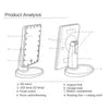 Large LED Bathroom Mirror – Wall-Mounted Smart Vanity Mirror with Anti-Fog & Dimmable Touch Control