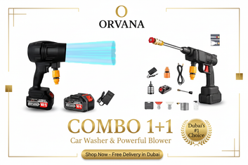 COMBO 1+1: Professional Cordless Car Washer & Powerful Leaf Blower