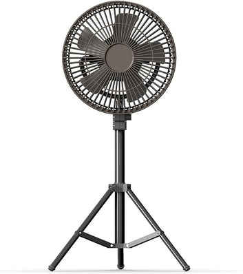 Outdoor Camping Fan – Portable Rechargeable Fan with Hanging Hook